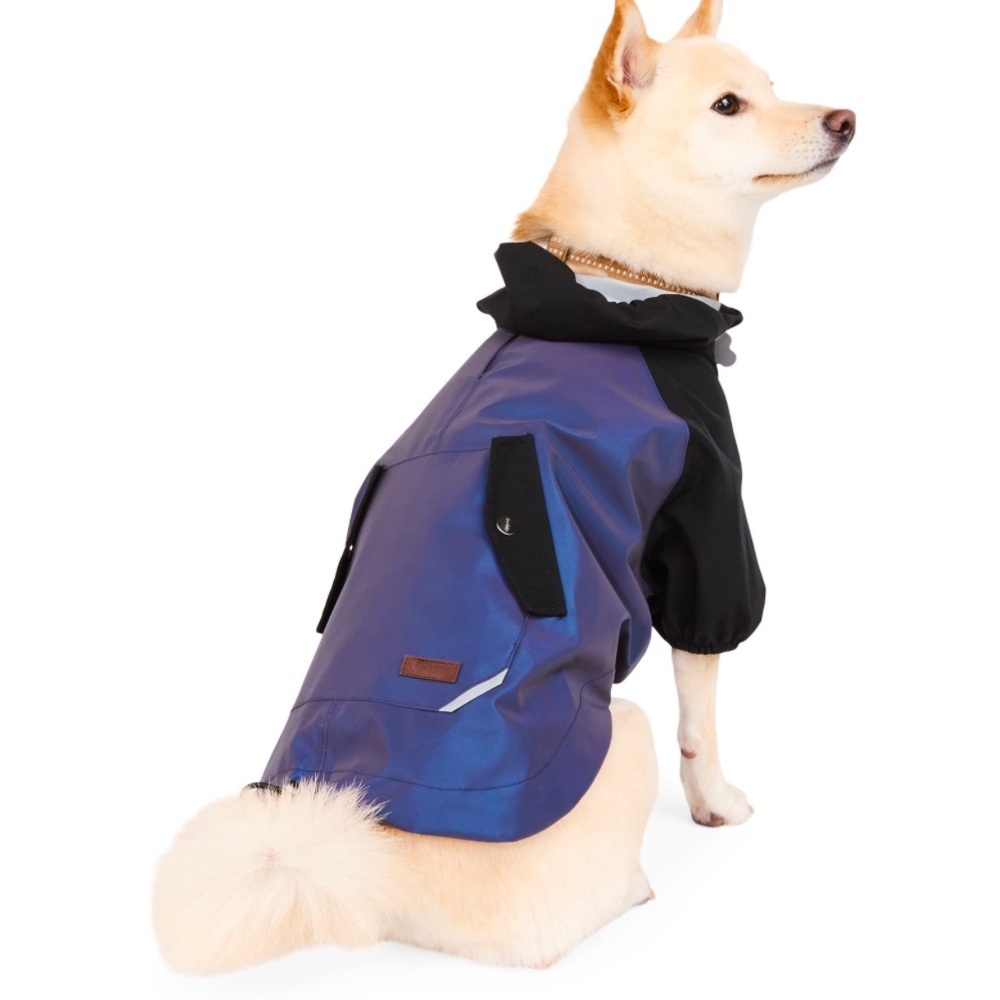 New Reddy Ombre Reflective Dog Rain Jacket S